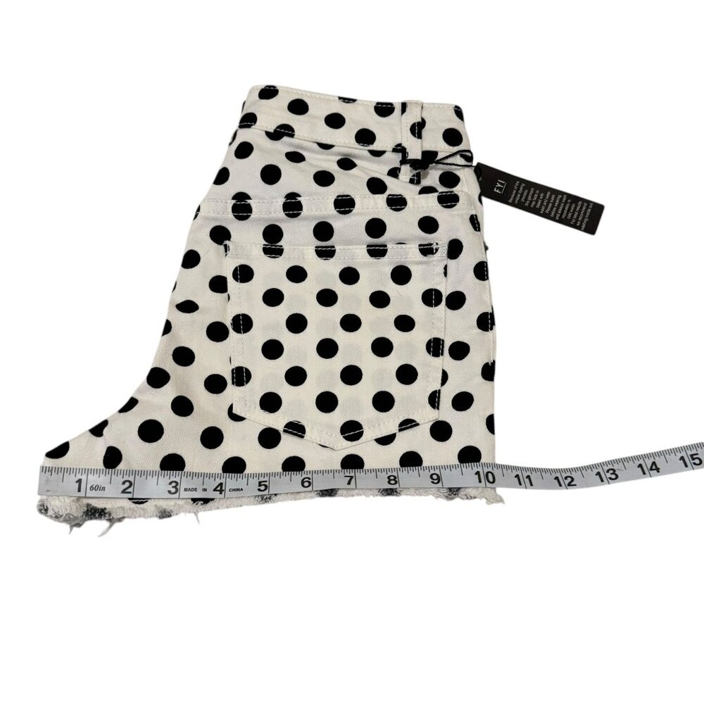 NWT! 3 For $15‼️ BUNDLE & SAVE London Jean High Rise Polka Dots Shorts Size 0 - Picture 5 of 8